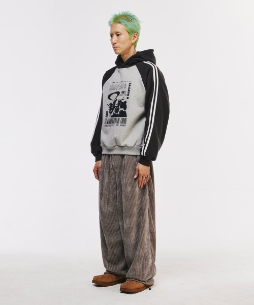 SCALLYWAG（スカリーワグ）の「イージーコーデュロイワイドパンツ[ウォームターフ]（スウェットパンツ・レディース・その他・MEDIUM/LARGE）」の14枚目の写真