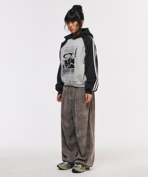 SCALLYWAG（スカリーワグ）の「イージーコーデュロイワイドパンツ[ウォームターフ]（スウェットパンツ・レディース・その他・MEDIUM/LARGE）」の15枚目の写真