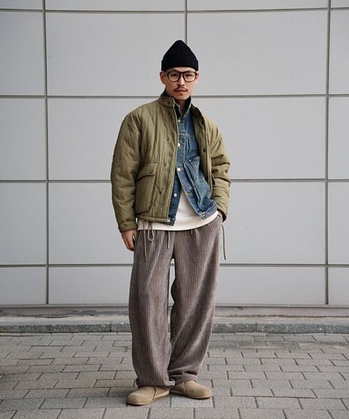 SCALLYWAG（スカリーワグ）の「イージーコーデュロイワイドパンツ[ウォームターフ]（スウェットパンツ・レディース・その他・MEDIUM/LARGE）」の18枚目の写真
