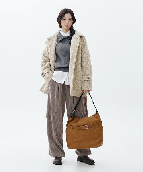SCALLYWAG（スカリーワグ）の「イージーコーデュロイワイドパンツ[ウォームターフ]（スウェットパンツ・レディース・その他・MEDIUM/LARGE）」の19枚目の写真
