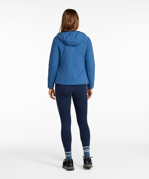 L.L.Bean(エルエルビーン)の「プリマロフト・パッカウェイ・エアー・フーディ 米国フィット・プチ(ナイロンジャケット・レディース・グレイッシュブルー/ブラック/カーキオリーブ・MEDIUM/SMALL/X-SMALL)」の19枚目の写真