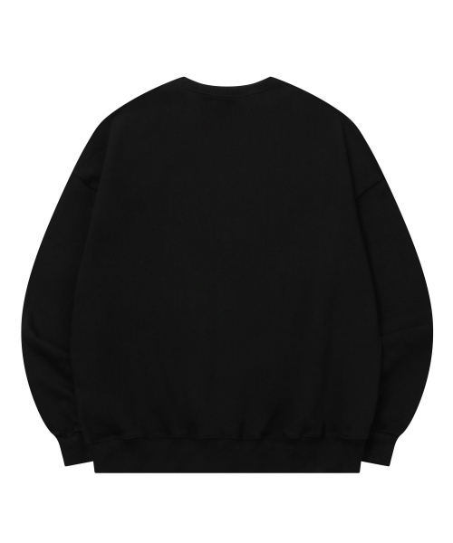 MUCENT(ムセント)の「メタルロゴシグネチャースウェット(男女共用)(スウェット・レディース・ブラック・SMALL/LARGE)」の3枚目の写真