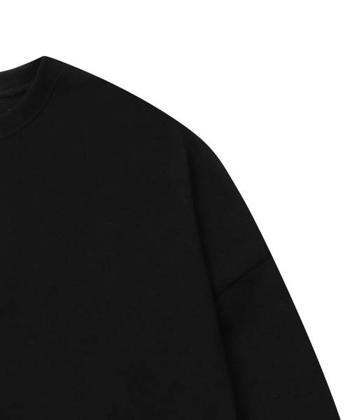 MUCENT(ムセント)の「メタルロゴシグネチャースウェット(男女共用)(スウェット・レディース・ブラック・SMALL/LARGE)」の5枚目の写真