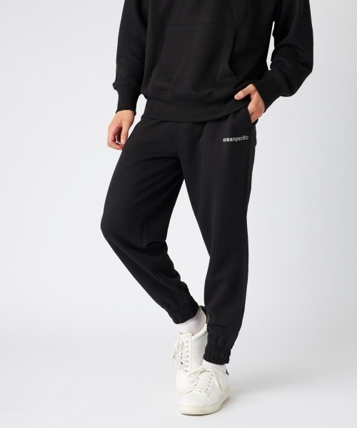 Ocean Pacific（オーシャンパシフィック）の「【OP:オーピー】ロゴスウェットパンツ　ユニセックス（スウェットパンツ・メンズ・ブラック/グレー/バーガンディー/ベージュ・MEDIUM/LARGE）」の2枚目の写真