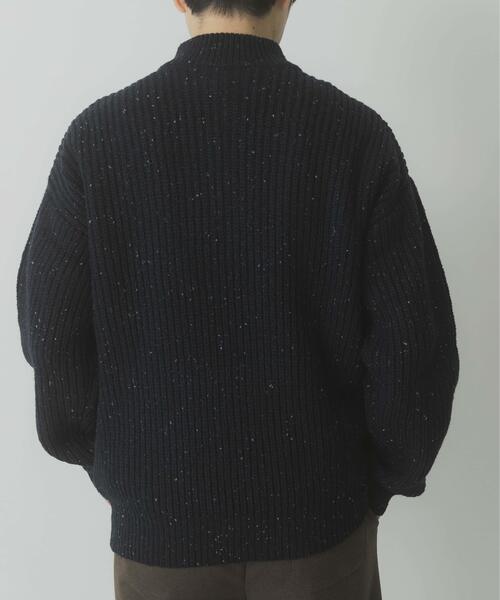 セール】ウール混 ハーフジップ モックネックニット（ニット/セーター