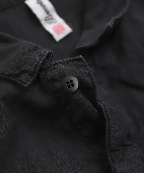 Brocante（ブロカント）の「[Brocante / ブロカント] リネンキャンバス リンネルコンビネゾン（つなぎ/オールインワン・レディース・ブラック・2）」の16枚目の写真