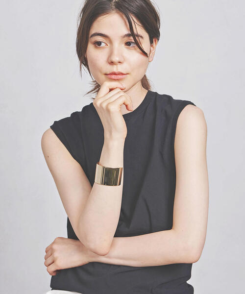 UNITED ARROWS（ユナイテッドアローズ）の「UBMF PLAIN 40 バングル◆（ブレスレット・レディース・ゴールド/シルバー・フリー）」の2枚目の写真