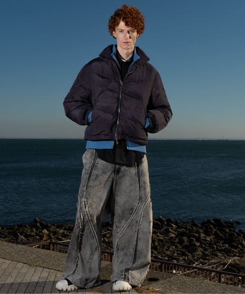 MAISON SPECIAL(メゾンスペシャル)の「《UNISEX》Garment-dye Prime-Over Down Jacket/ガーメントダイプライムオーバーダウンブルゾン【MAISON SPECIAL/メゾンスペシャル】(ダウンジャケット/コート・メンズ・チャコールグレー/ラベンダー/ブラック・0/1/2)」の11枚目の写真