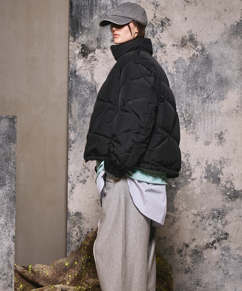 MAISON SPECIAL(メゾンスペシャル)の「《UNISEX》Garment-dye Prime-Over Down Jacket/ガーメントダイプライムオーバーダウンブルゾン【MAISON SPECIAL/メゾンスペシャル】(ダウンジャケット/コート・メンズ・チャコールグレー/ラベンダー/ブラック・0/1/2)」の22枚目の写真