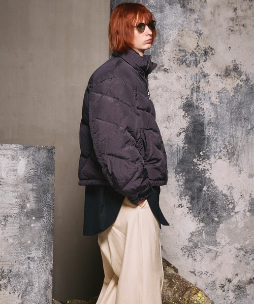 UNISEX》Garment-dye Prime-Over Down Jacket/ガーメントダイプライム