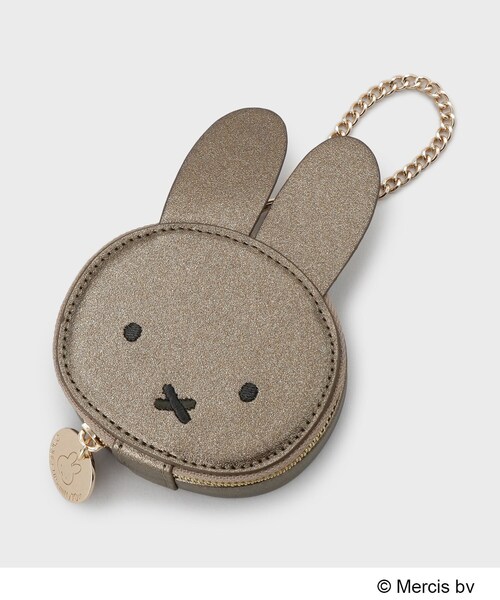 セール】【コラボ】miffy x OPAQUE.CLIP ミラー付き合皮フェイス型