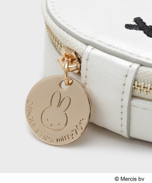 OPAQUE.CLIP(オペークドットクリップ)の「【コラボ】miffy x OPAQUE.CLIP ミラー付き合皮フェイス型チャーム(チャーム・レディース・シルバー系その他/ブロンズ/オフホワイト/ピンク系その他・00)」の11枚目の写真