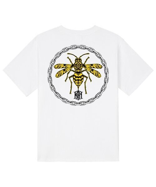KAN6312(カン6312)の「KTW0045 バンブルビー 半袖Tシャツ - ホワイト(Tシャツ/カットソー・メンズ・その他・LARGE/MEDIUM/SMALL/X-LARGE)」の1枚目の写真