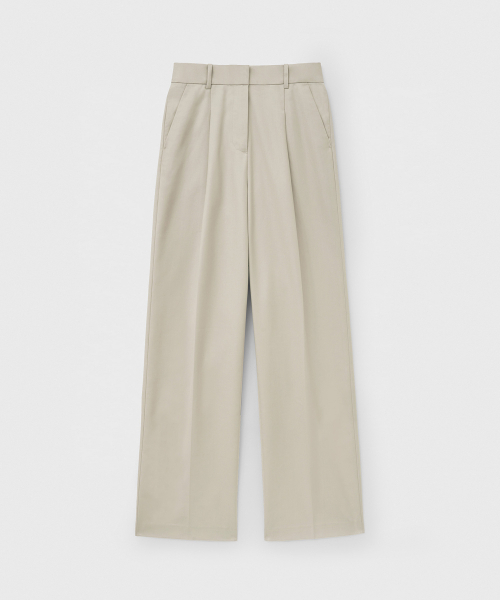MONGDOL(モンドル)の「ワンタックワイドスラックスベージュ MDPT025BEIGE(スラックス・レディース・その他・LARGE/MEDIUM/SMALL)」の7枚目の写真
