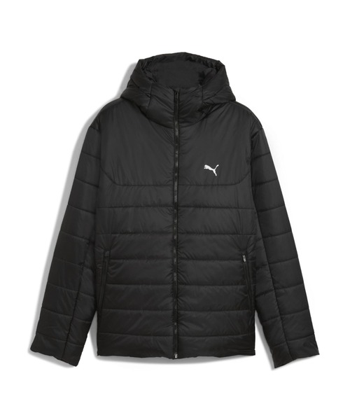 PUMA（プーマ）の「プーマ PUMA ESS フーデッド パデッド JKT_（ダウンジャケット/コート・メンズ・ブラウン/ブラック・S/M/L/LL/3L）」の2枚目の写真
