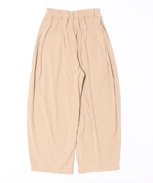 STYLEBLOCK（スタイルブロック）の「コーデュロイサイドタックコクーンパンツ（その他パンツ・レディース・ベージュ/ブラウン/ピンク・M）」の8枚目の写真