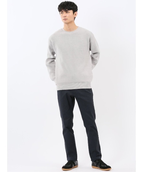 m.f.editorial(エムエフエディトリアル)の「【ハンドウォッシャブル ストレッチ】m.f.エディトリアル メンズ シェニールヤーン クルー ニット(ニット/セーター・メンズ・ライトグレー/ネイビー/ブラック/アイボリー・X-LARGE/MEDIUM/LARGE)」の10枚目の写真