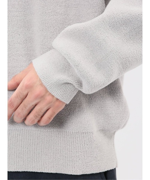 m.f.editorial(エムエフエディトリアル)の「【ハンドウォッシャブル ストレッチ】m.f.エディトリアル メンズ シェニールヤーン クルー ニット(ニット/セーター・メンズ・ライトグレー/ネイビー/ブラック/アイボリー・X-LARGE/MEDIUM/LARGE)」の15枚目の写真