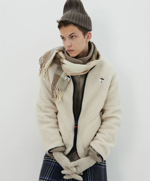 Beyond Closet(-)の「ニューパリジアンエコパーフリース集業ジャンパーアイボリー(その他アウター・レディース・その他・LARGE/MEDIUM)」の1枚目の写真