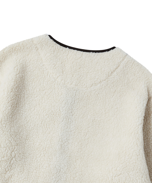 Beyond Closet(-)の「ニューパリジアンエコパーフリース集業ジャンパーアイボリー(その他アウター・レディース・その他・LARGE/MEDIUM)」の5枚目の写真