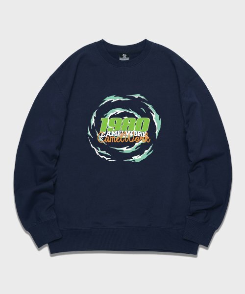CAMEL WORK(キャメルワーク)の「ハリケーン1980スウェットシャツ(ネイビー)(スウェット・メンズ・その他・MEDIUM/LARGE/X-LARGE)」の2枚目の写真