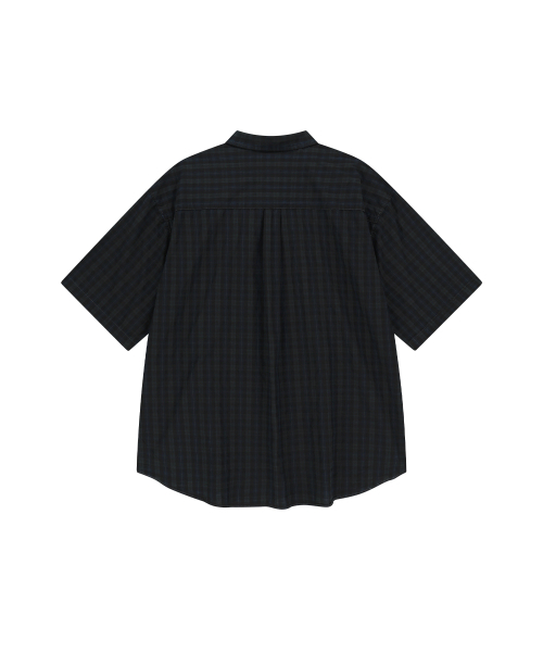 ENDOOR（エンドア）の「Vintage check 1/2 shirt (vtg green)（シャツ/ブラウス・メンズ・ダークグリーン・1/2）」の3枚目の写真