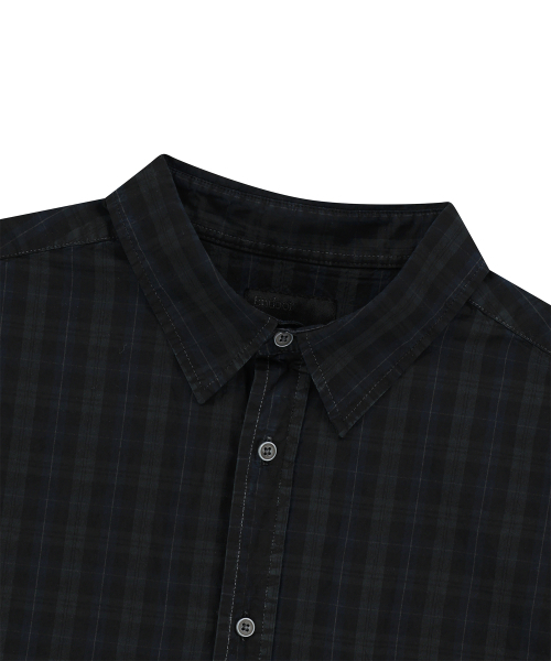 ENDOOR（エンドア）の「Vintage check 1/2 shirt (vtg green)（シャツ/ブラウス・メンズ・ダークグリーン・1/2）」の4枚目の写真