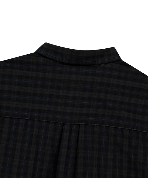 ENDOOR（エンドア）の「Vintage check 1/2 shirt (vtg green)（シャツ/ブラウス・メンズ・ダークグリーン・1/2）」の6枚目の写真