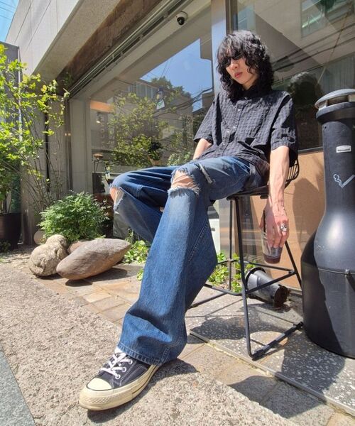 ENDOOR（エンドア）の「Vintage check 1/2 shirt (vtg green)（シャツ/ブラウス・メンズ・ダークグリーン・1/2）」の10枚目の写真