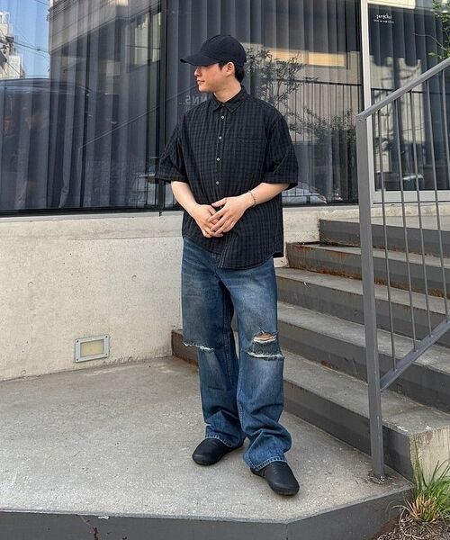 ENDOOR（エンドア）の「Vintage check 1/2 shirt (vtg green)（シャツ/ブラウス・メンズ・ダークグリーン・1/2）」の11枚目の写真