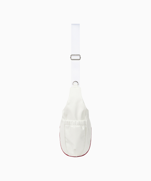 MENASOO(ミナス)の「MNS Track line Cross Bag_White Leather(メッセンジャーバッグ・レディース・ホワイト・F)」の12枚目の写真