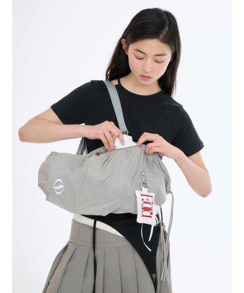 Salad bowls（サラダボール）の「502 LIP LIGHT STRING BACKPACK [GRAY]（バックパック/リュック・レディース・ライトグレー・FREE）」の6枚目の写真