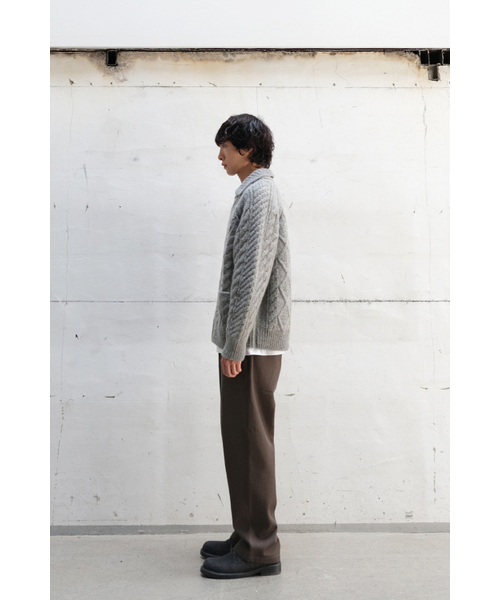 HORLISUN(ホーリーサン)の「Aran Zip Up Knit Cardigan Melange Gray(ニット/セーター・メンズ・その他・MEDIUM/LARGE)」の9枚目の写真