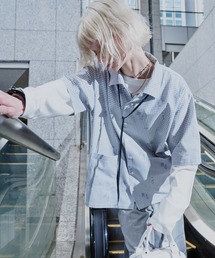 AIVER（アイバー）の「AIVER　ドットメッシュナイトカモS/Sシャツ（シャツ/ブラウス）」