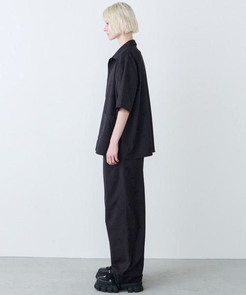 AIVER（アイバー）の「AIVER　ドットメッシュナイトカモS/Sシャツ（シャツ/ブラウス・メンズ・ブラック/オフホワイト・LARGE/MEDIUM/SMALL）」の15枚目の写真