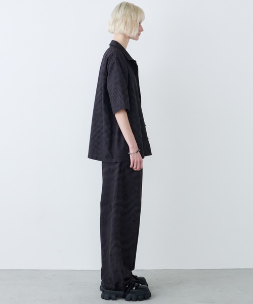 AIVER（アイバー）の「AIVER　ドットメッシュナイトカモS/Sシャツ（シャツ/ブラウス・メンズ・ブラック/オフホワイト・LARGE/MEDIUM/SMALL）」の17枚目の写真