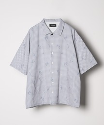 CASPER JOHN AIVER（キャスパージョンアイバー）の「AIVER　ドットメッシュナイトカモS/Sシャツ（シャツ/ブラウス）」