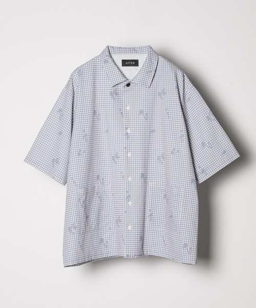 AIVER（アイバー）の「AIVER　ドットメッシュナイトカモS/Sシャツ（シャツ/ブラウス・メンズ・ブラック/オフホワイト・LARGE/MEDIUM/SMALL）」の20枚目の写真