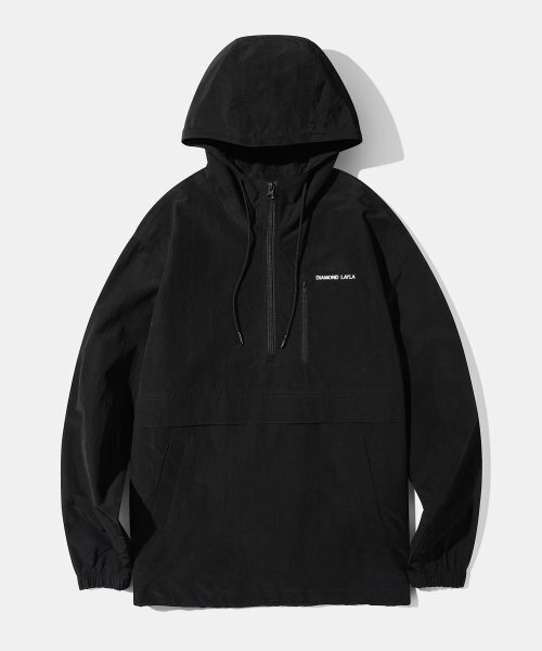 Diamond Layla(ダイアモンドレイラ)の「Pocket Tidy Hood Anorak H7 Black(ナイロンジャケット・レディース・その他・LARGE/MEDIUM/X-LARGE)」の1枚目の写真