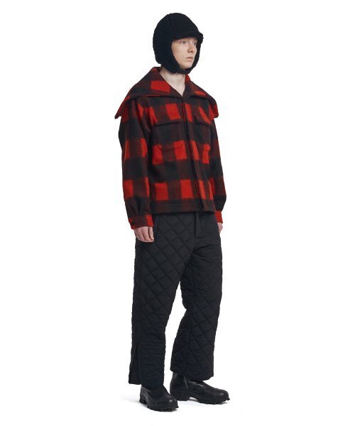 TRUNK PROJECT(トランクプロジェクト)の「Check Hoodie Jacket_Red(その他アウター・メンズ・レッド・LARGE/SMALL/X-SMALL)」の3枚目の写真