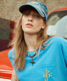 2113 STUDIO（イイルイルサムスタジオ）の「ロゴポケットTシャツ パステルブルー（Tシャツ/カットソー）」