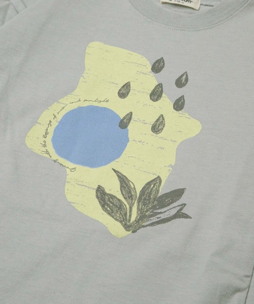 MAKE YOUR DAY（メイクユアデイ）の「抽象レイン柄変形長袖Tシャツ■80～140cm（Tシャツ/カットソー・キッズ・イエロー/グレー・80/90/100/110/120/130/140）」の15枚目の写真