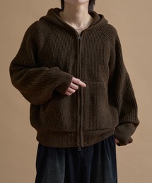 epnok | メランジルーズニットジップフーディ(パーカー)