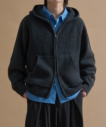 epnok | メランジルーズニットジップフーディ(パーカー)