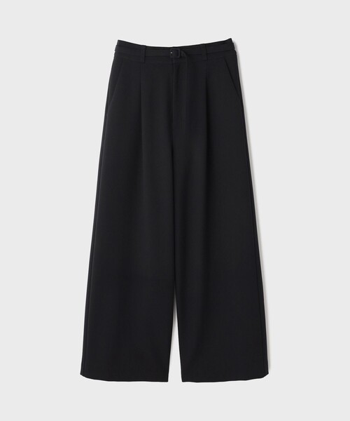 GRACE CONTINENTAL（グレースコンチネンタル）の「ダブルクロスワイドパンツ（その他パンツ・レディース・ブラック/キナリ・38/36）」の2枚目の写真