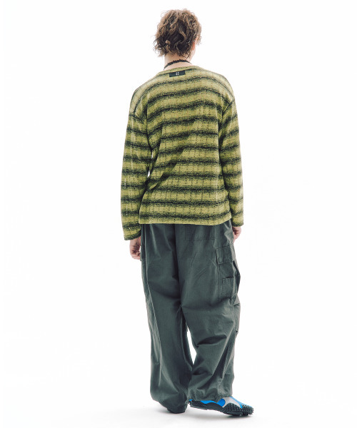 TRIPSHOP（トリップショップ）の「トリップカーゴパンツ（スウェットパンツ・レディース・チャコール・OS）」の6枚目の写真