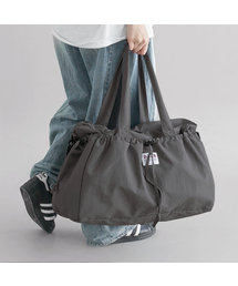 D.LAB（ディラップ）の「ストリングポケットボストントラベルバッグ - グレー（ボストンバッグ）」