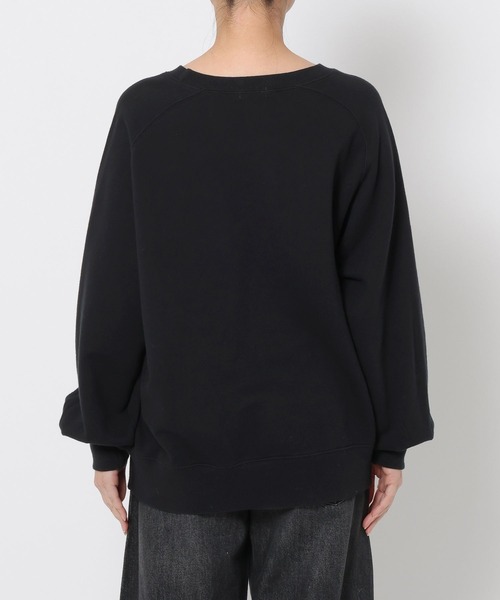 LOWRYS FARM(ローリーズファーム)の「チビロゴウラケプルオーバー 639308(スウェット・レディース・ブラック/アイボリー/グレー/ブルー・FREE)」の7枚目の写真