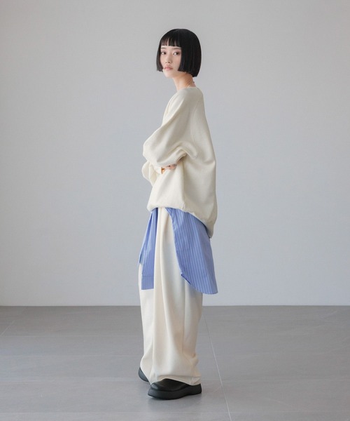 LOWRYS FARM(ローリーズファーム)の「チビロゴウラケプルオーバー 639308(スウェット・レディース・ブラック/アイボリー/グレー/ブルー・FREE)」の20枚目の写真