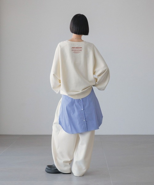 LOWRYS FARM(ローリーズファーム)の「チビロゴウラケプルオーバー 639308(スウェット・レディース・ブラック/アイボリー/グレー/ブルー・FREE)」の21枚目の写真